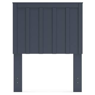 Signature DESIGN BY ASHLEY Simmenfort Matte Blue Twin Standard Headboard EB1528-155 - The Home De... | The Home Depot