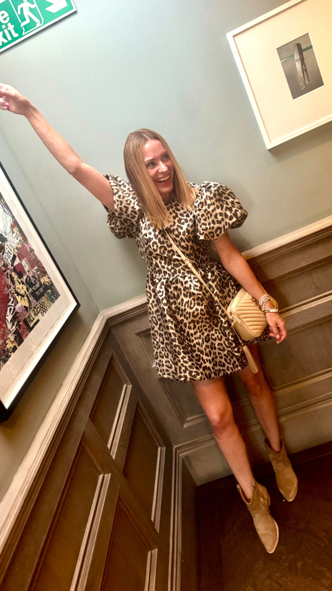 Found some dupes of this dress x 
This Sister Jane one is sold out  
Leopard meets puff sleeves 

#LTKdatenight #LTKautumn #LTKstyletip