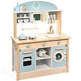 ROBUD Wooden Play Kitchen Set for Kids Toddlers, Toy Kitchen Gift for Boys Girls, Age 3+ | Amazon (US)