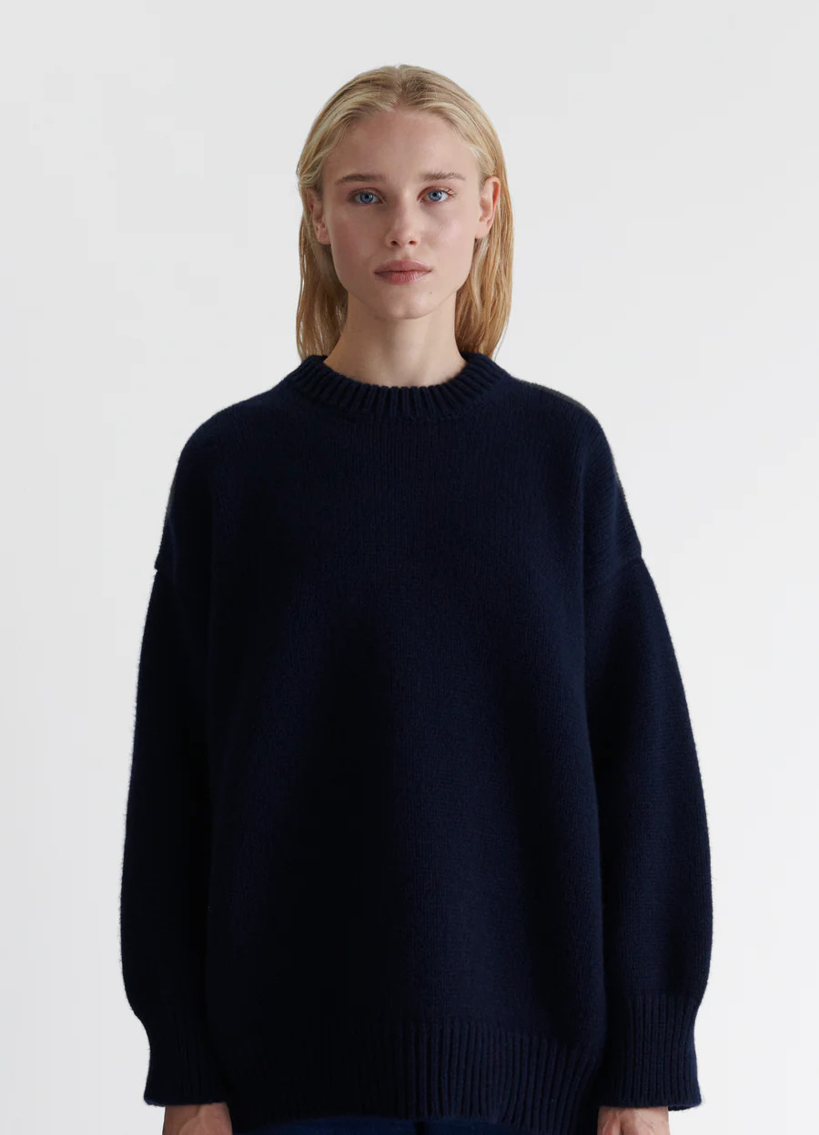 Pre-order
          Caragh Chunky Slouch Geelong Crewneck | &Daughter