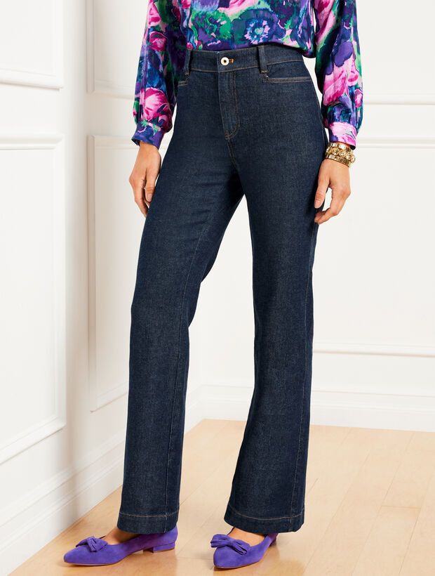 Flare Leg Jeans - Daphne Wash | Talbots