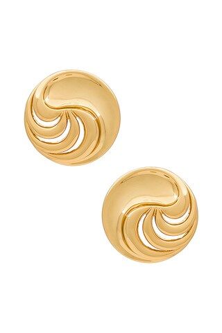 Luv AJ Leila Stud Earring in Gold from Revolve.com | Revolve Clothing (Global)
