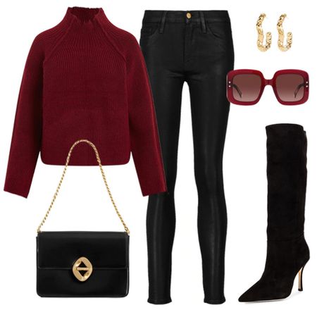 Go from day-to-night in this classic sweater, jeans, and boots combo ♥️  

#tssedited #thestylescribe #ootd #outfitinspo #winter #turtleneck

#LTKSeasonal #LTKstyletip
