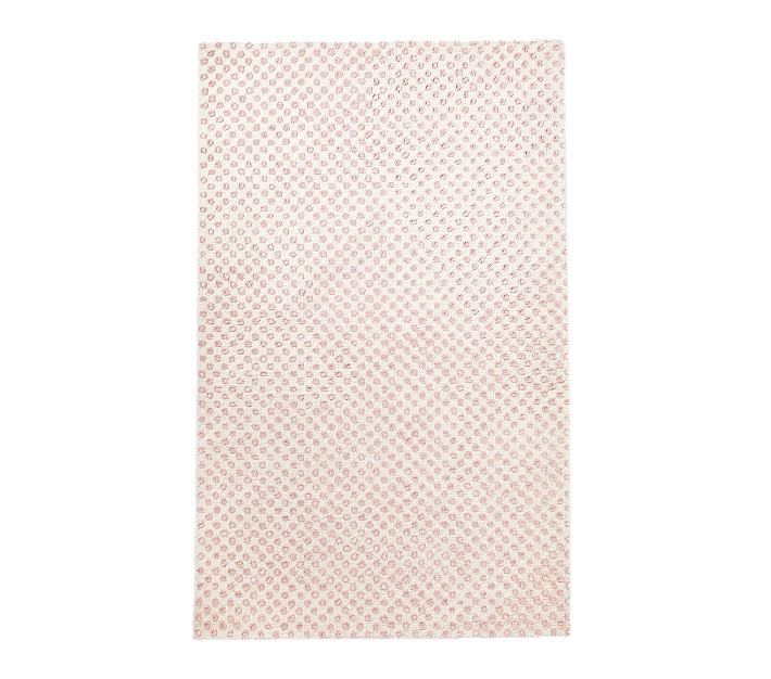 Performance Textured Dot Rug | Pottery Barn Kids