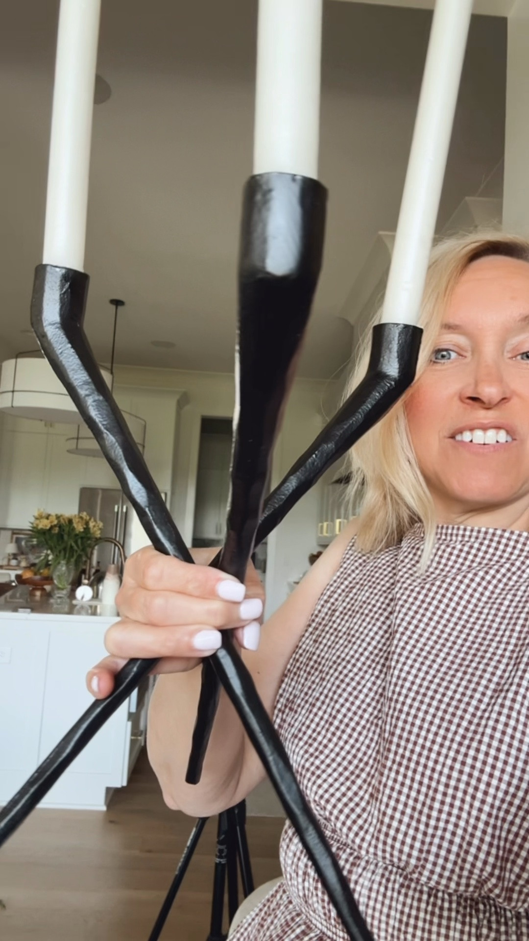 Modern candelabra for a coffee table or dining table or console table 
@Target

#LTKdayinmylife #LTKOver40 #LTKHome