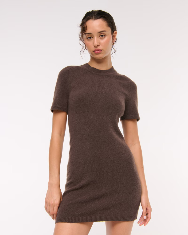 Women's The A&F Madeline Mini Sweater Dress | Women's New Arrivals | Abercrombie.com | Abercrombie & Fitch (US)