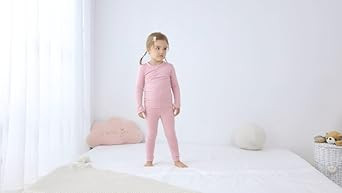 GUISBY Bamboo Pajamas Sets, Kids Toddler Boys Girls Daily Snug Fit Sleepwear 2 Pcs Set | Amazon (US)