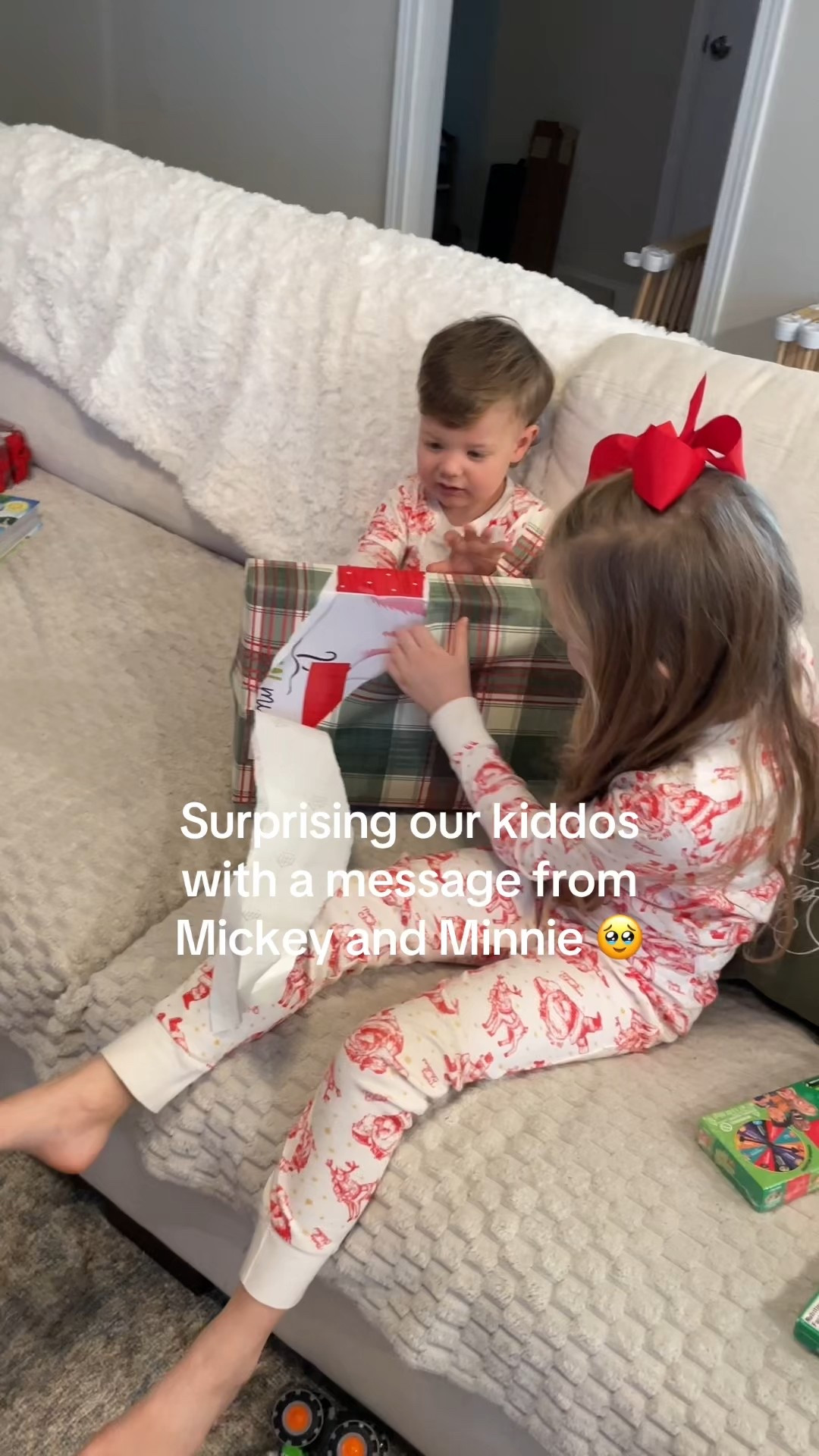 Our kid’s big Christmas surprise with the help of this fun Mickey and Minnie video message from Etsy! 
Such a fun way to reveal a Disney trip surprise! 

#LTKstorytime #LTKHoliday #LTKKids
