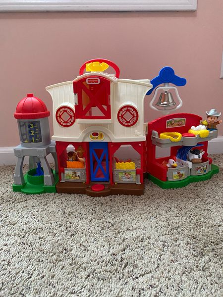 Toddler Toy Favorite
Little People Farm Set
Comes with farm animals and the barn. My one year old is obsessed with it. It has the learning stages technology in it also. 

Toddler toys, toddler, little people, farm play, toddler play, toddler gifts, one year old 

#LTKbaby #LTKkids #LTKGiftGuide
