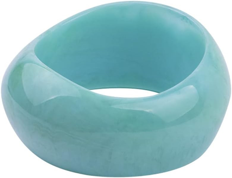 COLORFUL BLING Acrylic Cute Transparent Candy Geometric Tortoiseshell Chunky Cuff Bangle Mottled ... | Amazon (US)
