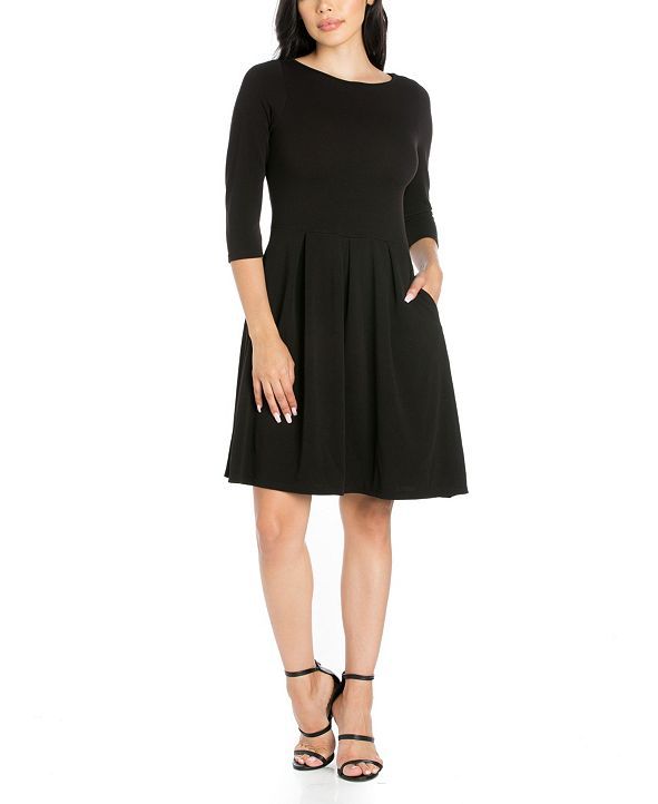 Women's Perfect Fit and Flare Pocket Dress | Macys (US)
