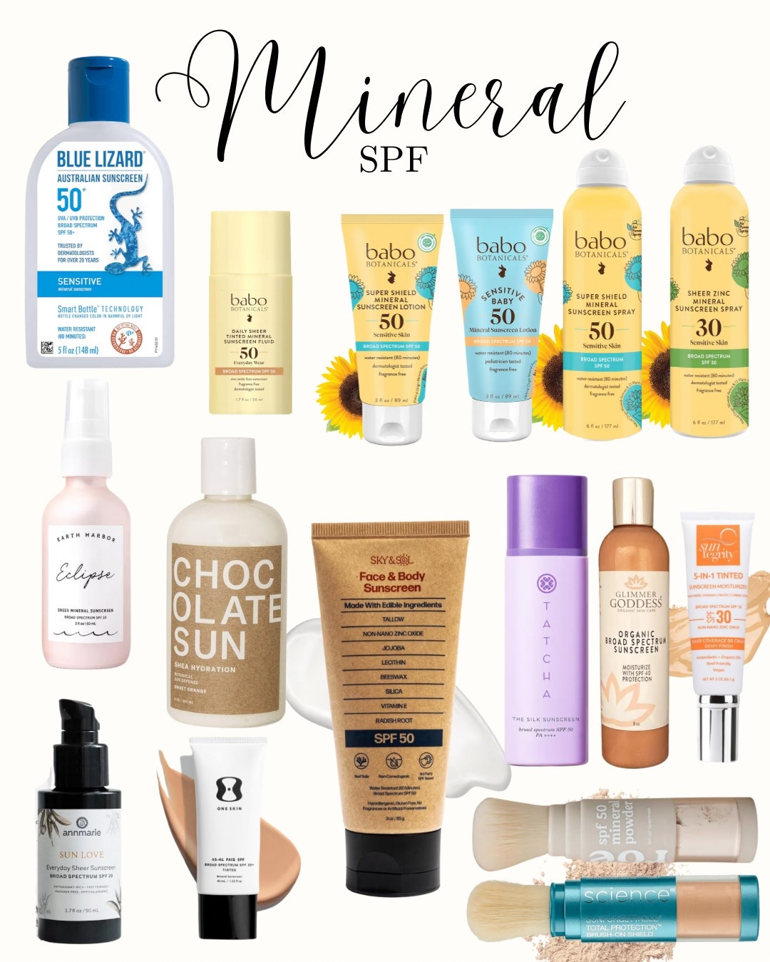 Mineral sunscreen is so much safer for you and the environment! It works by sitting on top of the skin and reflects UV rays, rather than chemical sunscreen works by absorbing UV rays into the skin. These are some of my favorite organic, non-nano, reef safe, hormone safe, mineral sunscreens that are safe for you and baby!