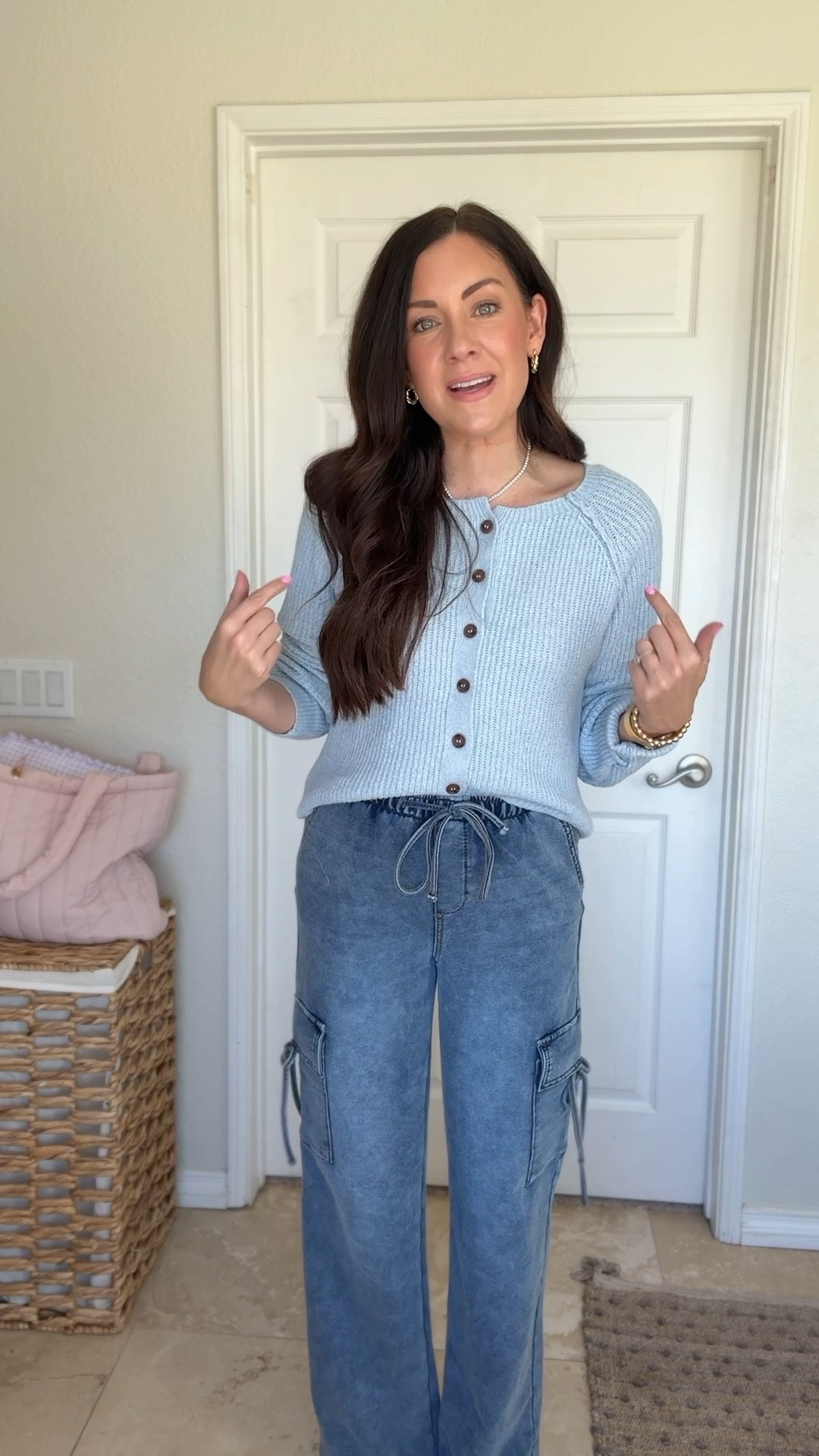 @kohls #AD #kohlspartner #kohlsfinds
Medium sweater & xs pull on sweatpants jeans — both on sale! 

#LTKFindsUnder50 #LTKSaleAlert #LTKSeasonal