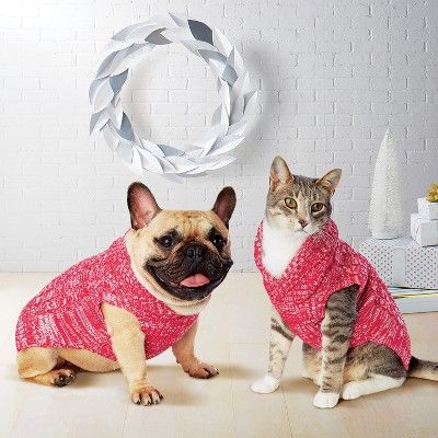 Marled Dog Sweater - Red - Wondershop™ | Target