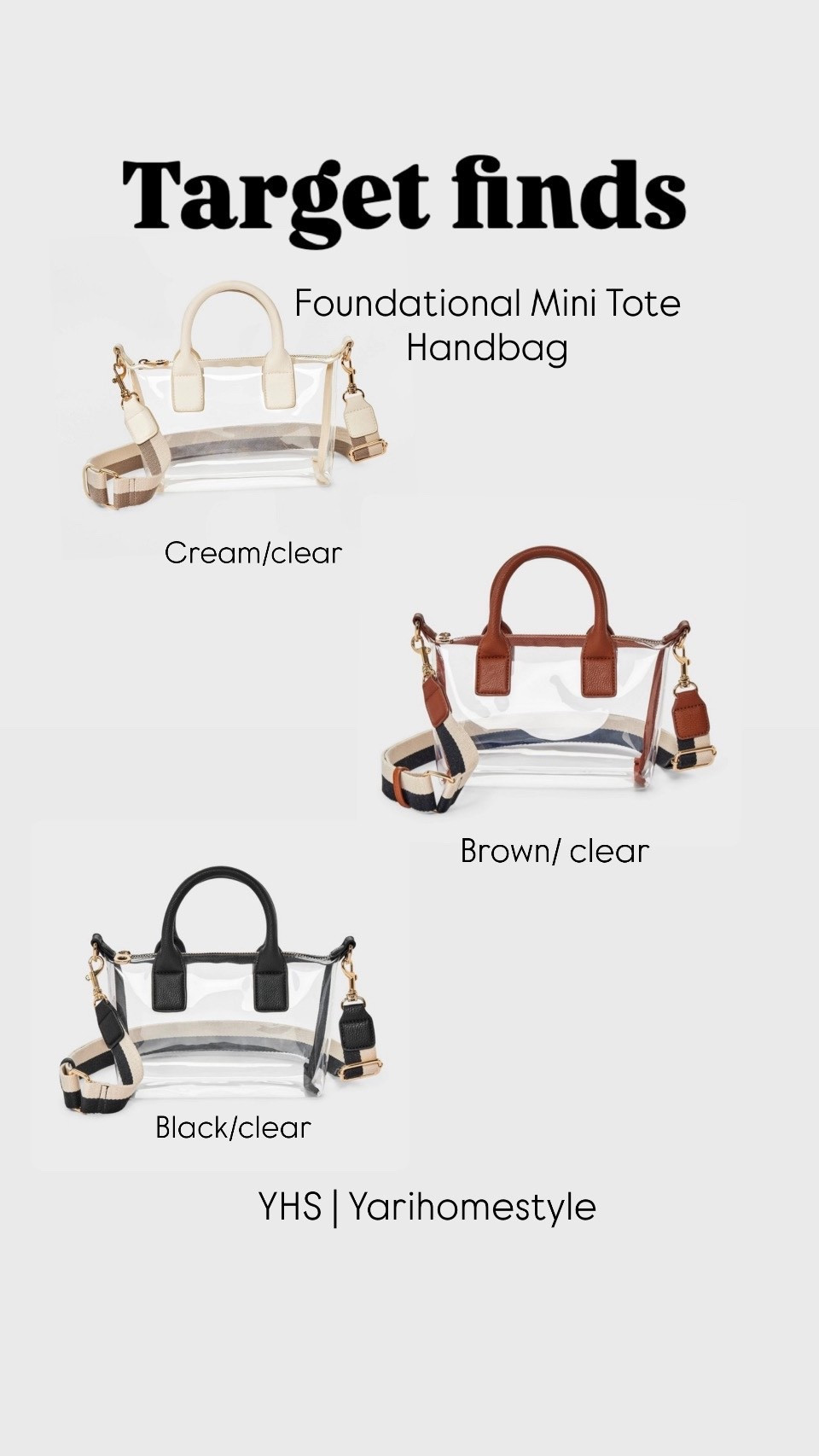 Target finds
Foundational Mini Tote Handbag

#targetfinds#target
YHS|Yarihomestyle #LTK

#LTKSeasonal #LTKBeauty #LTKU