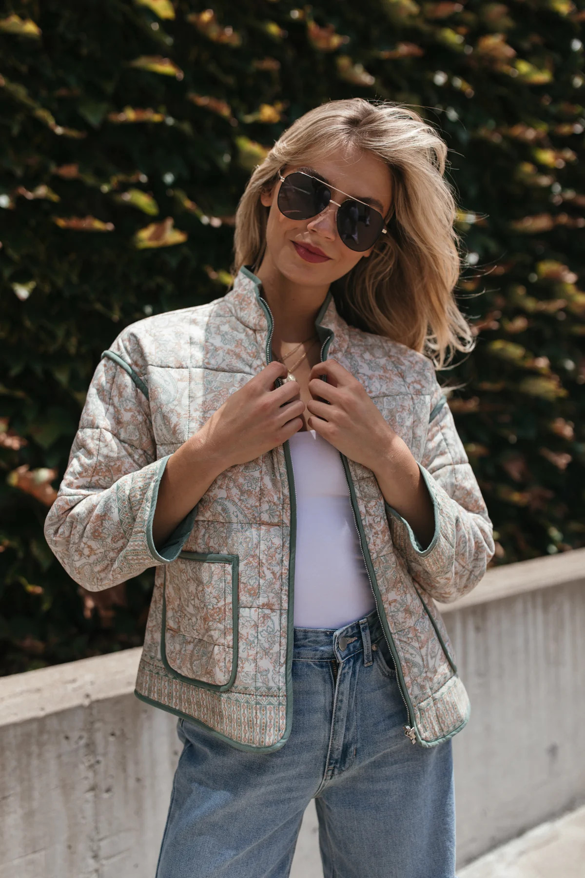 Paisley Quilted Coat | The Post
