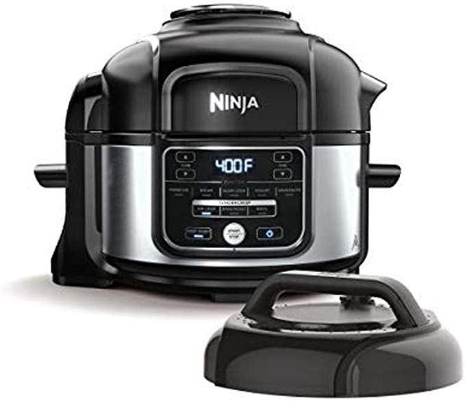 Ninja OS101 Foodi 9-in-1 Pressure Cooker and Air Fryer with Nesting Broil Rack, 5-Quart Capacity,... | Amazon (US)