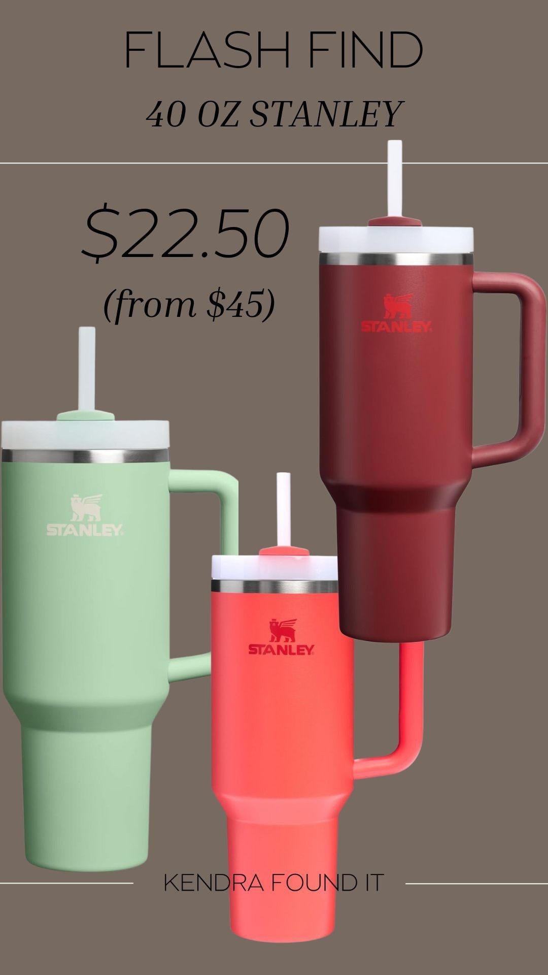 RUN — the 40 oz Stanley cup on Amazon is on a flash deal for $22.50 (down from $45!) and this is one of the best Amazon Stanley deals I’ve seen all year. If you’ve been hunting for an affordable Stanley tumbler, a holiday gift idea, an aesthetic water bottle, or a viral Amazon find that actually lives up to the hype, this is it. The colors are selling out fast and this size is the one everyone wants for daily hydration, workouts, school pick-ups, and desk-friendly water goals.

#LTKCyberWeek #LTKGiftGuide #LTKfitnessgoals