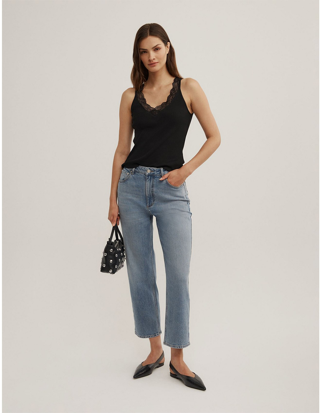 Straight Crop Jeans | David Jones (Australia & New Zealand)
