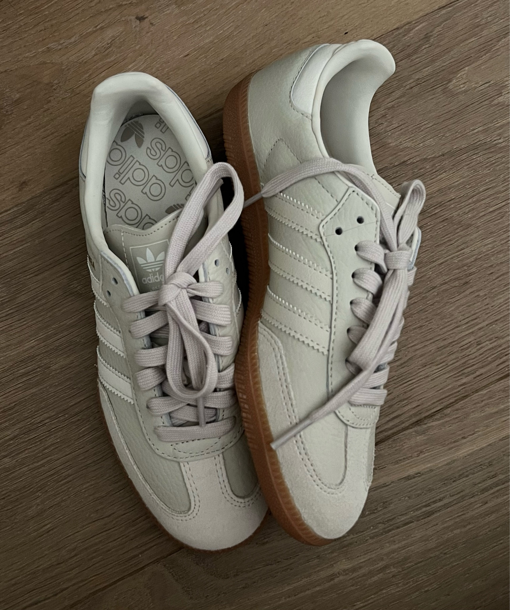 Neutral Adidas Sambas 🫶🏼 fits TTS

Adidas Sneakers | Adidas Sambas | Shopbop | Farfetch | Free People | Urban Outfitters | Neutral Sneakers | White Sneakers | Athleisure | Lifestyle Sneakers | Athletic Sneakers | Trainers | Neutral Shoes | Everyday Sneakers |  #LTKFind

#LTKunder100 #LTKshoecrush

#LTKFindsUnder100 #LTKStyleTip #LTKShoeCrush