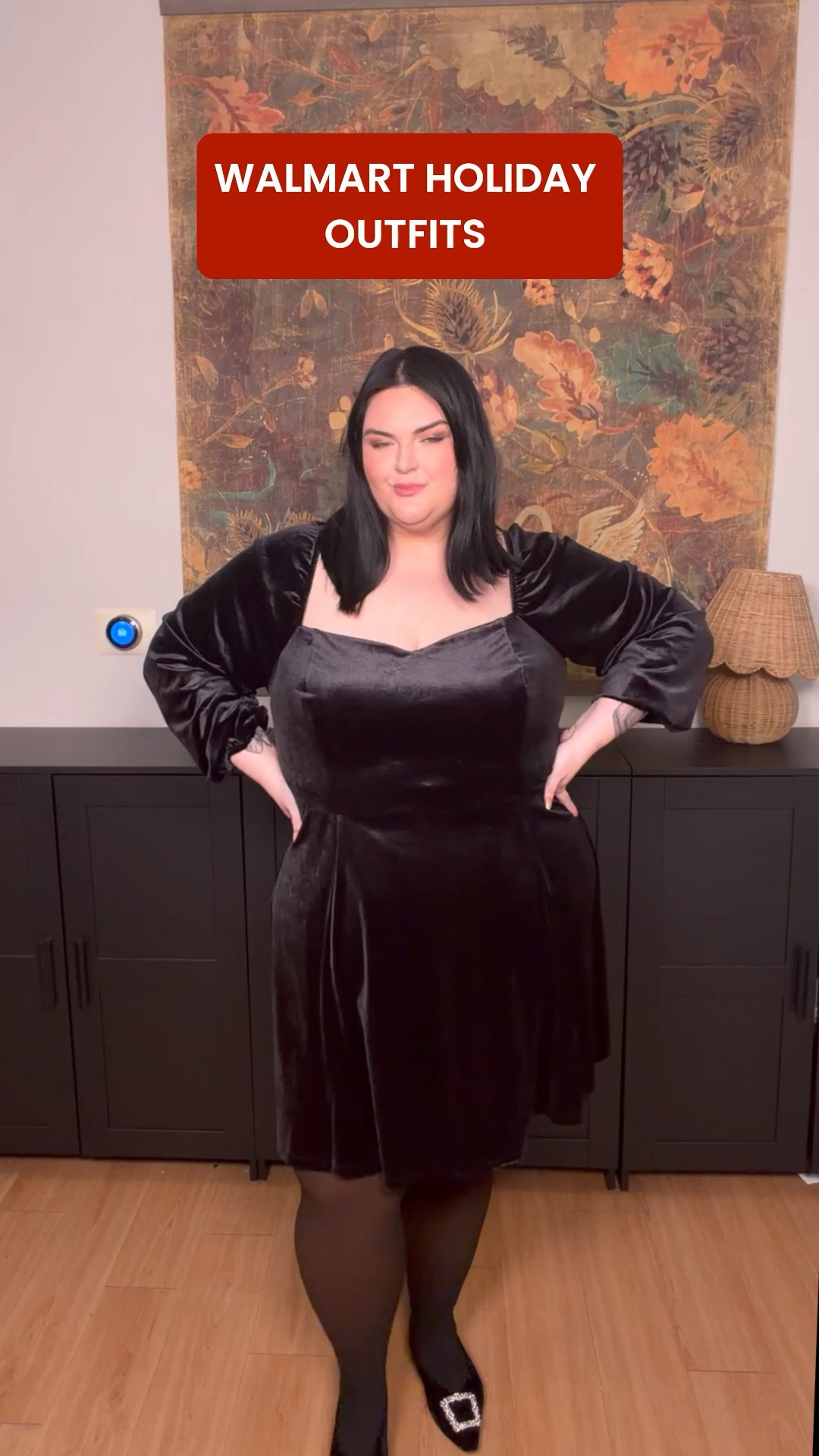 Walmart holiday outfits! Plus size finds. Walmart finds. Walmart style @walmart Walmart outfit. Wearing a 2X in everything except the red dress (wearing xxl)  

#LTKFindsUnder50 #LTKHoliday #LTKPlusSize