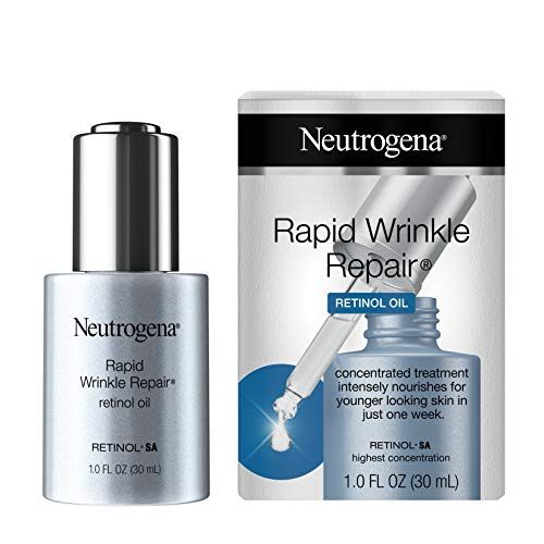 Neutrogena Rapid Wrinkle Repair Face Oil Retinol Serum, Lightweight Anti Wrinkle Serum for Face, ... | Amazon (US)