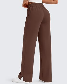 G4Free Smoofit Women's Wide Leg Sweatpants Drawstring Side Slit | Amazon (US)