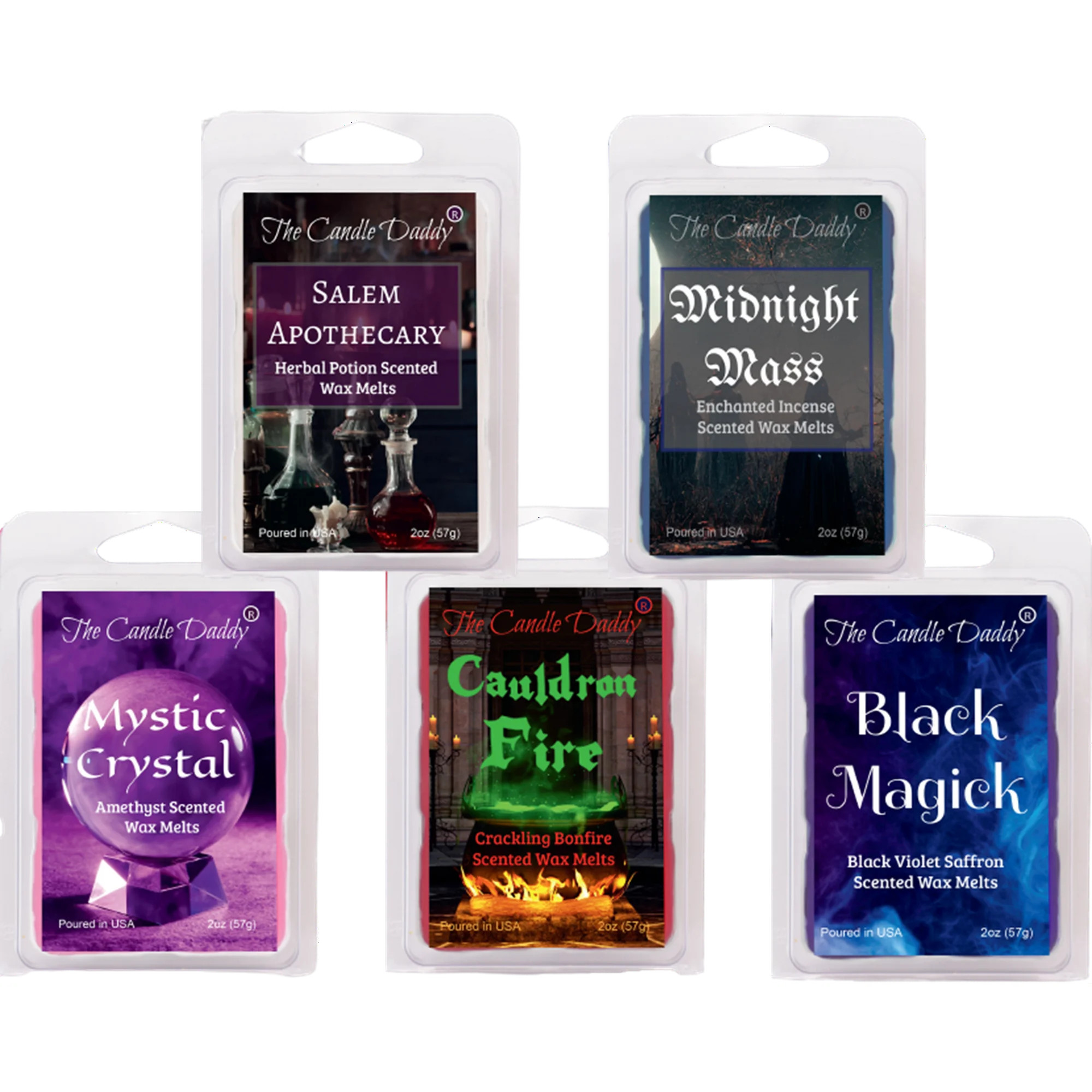 Salem Book of "Smells" Halloween 5 Pack - 5 Amazing Witchy Wax Melts - 30 Total Cubes - 10 Total ... | Walmart (US)