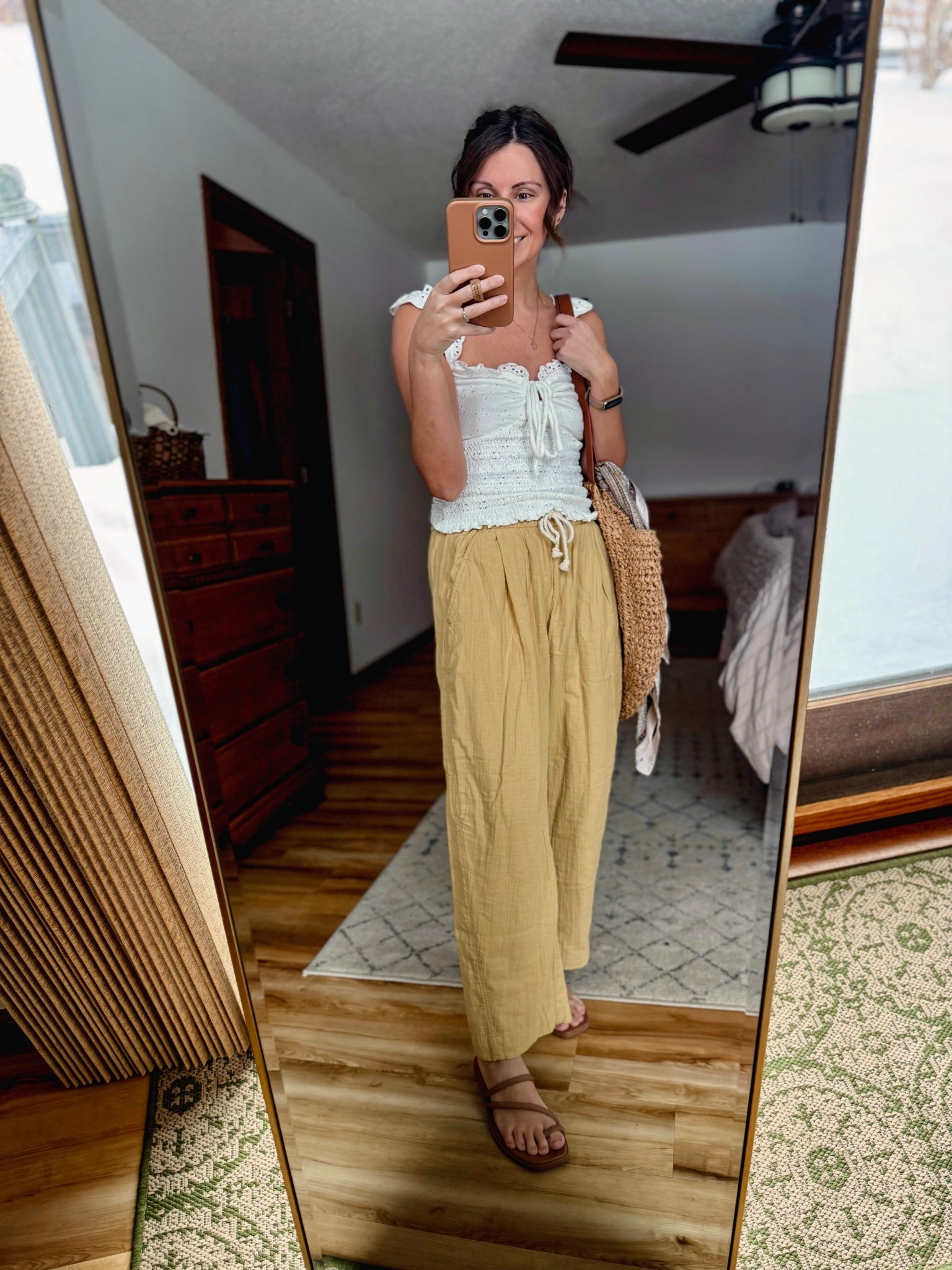 Wearing xs in my eyelet top, xs petite in my gauze cotton pants, and 6 in my croc sandals (been loving these!!)💛


#LTKootd #LTKPetite #LTKgrwm