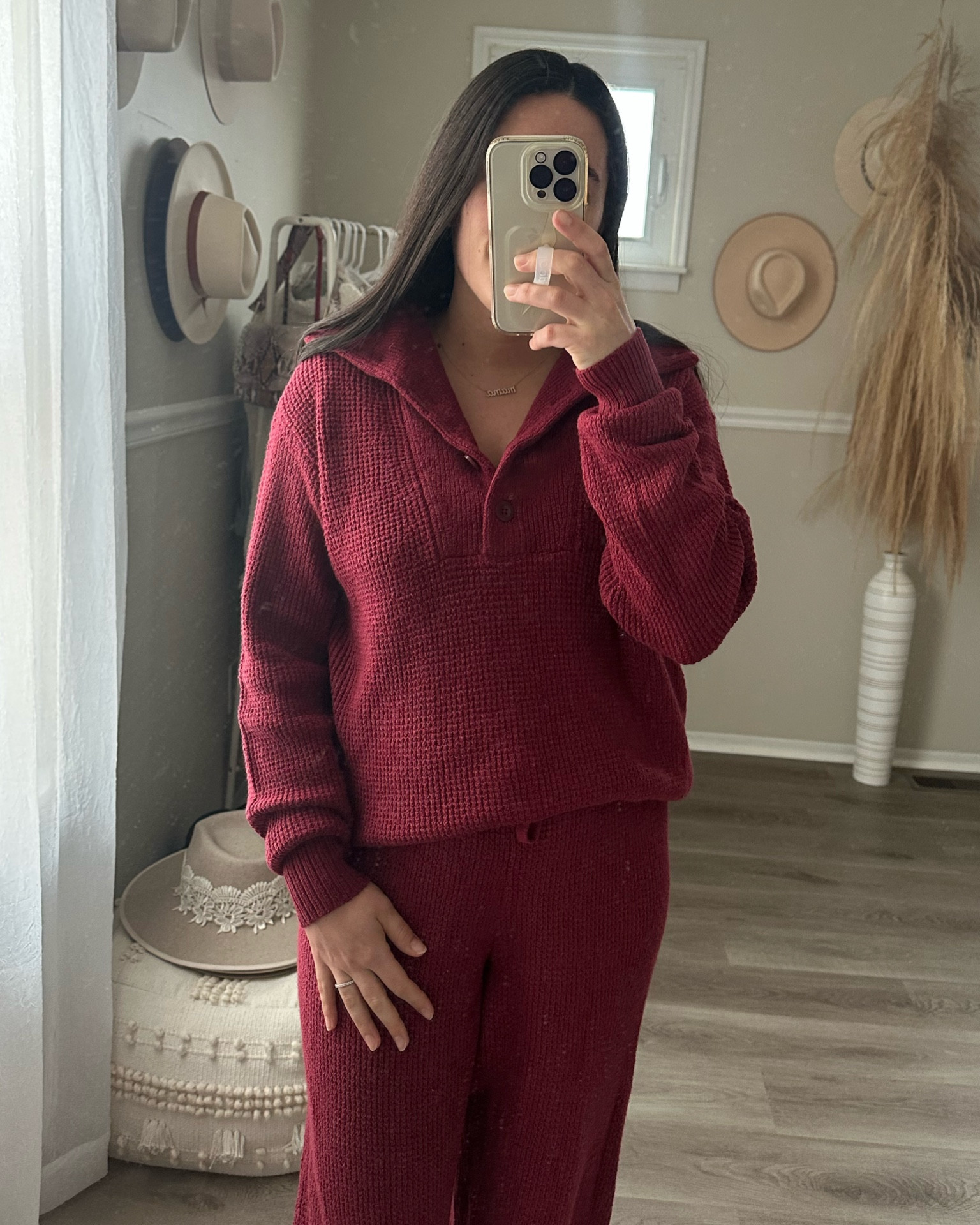 Seriously obsessed with this lounge set! Get it before it’s completely sold out! It’s on major clearance for 21$ per piece! Perfect for postpartum! Wearing XXS in both, super stretchy and oversized fit. 

#LTKSaleAlert #LTKPetite #LTKFindsUnder50