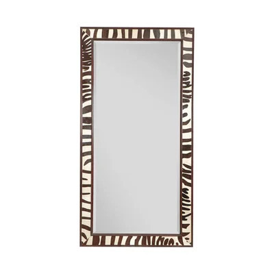 Safari Flat Leather Wall Mirror | Wayfair North America
