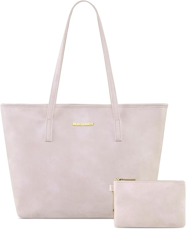 Montana West Tote Bags Vegan Leather Purses and Handbags for Women Top Handle Ladies Shoulder Bag... | Amazon (US)