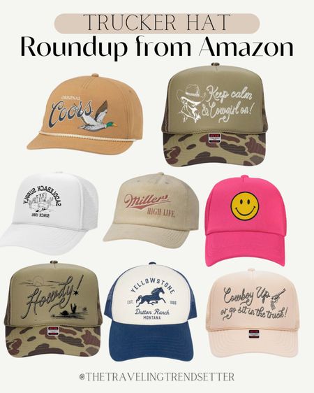 Trucker hats for women round up from Amazon

#LTKsalealert #LTKfindsunder100 #LTKfindsunder50