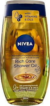 Nivea Shower Oil Natural Caring 200ml for Dry skin | Amazon (US)