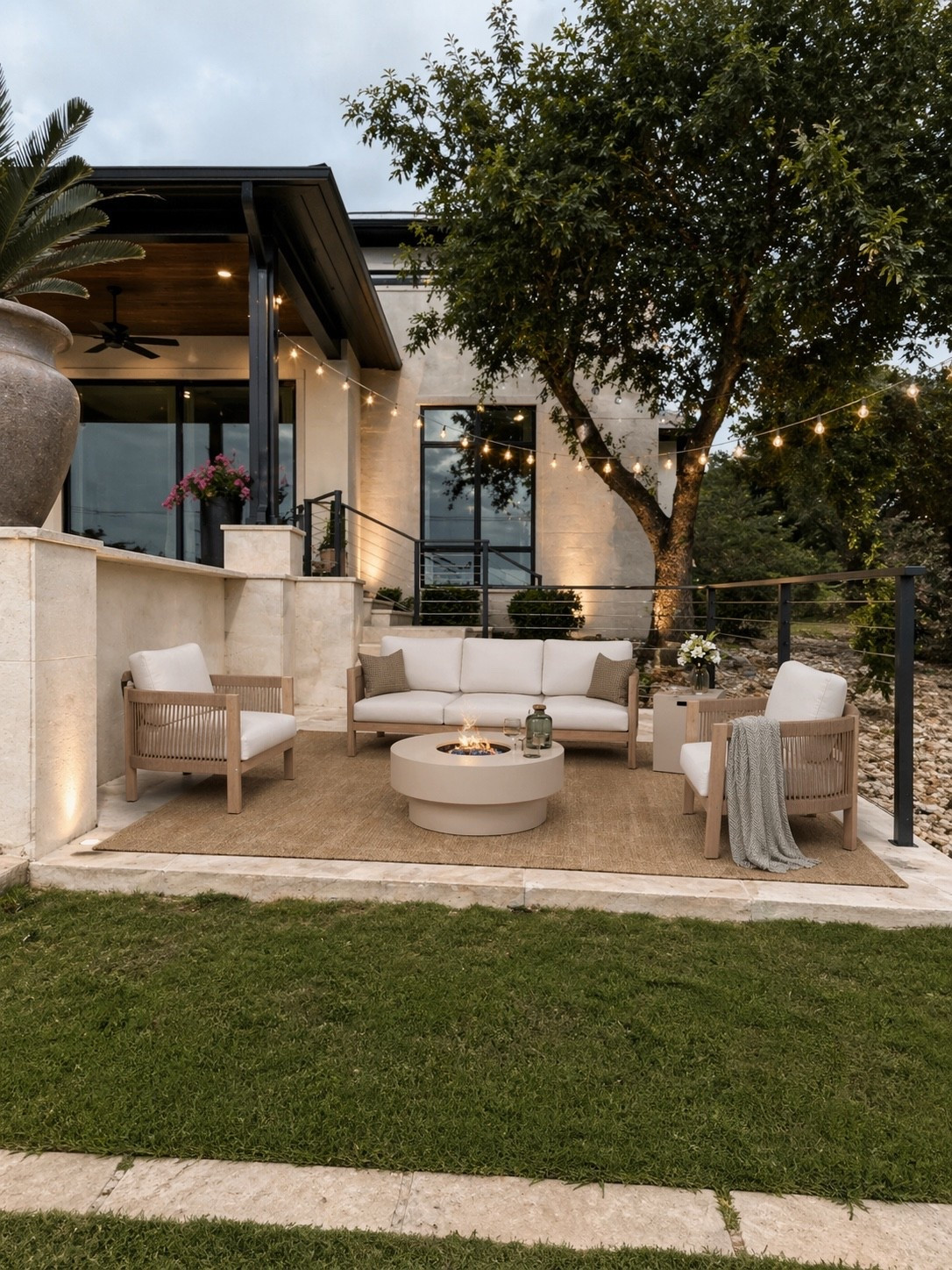 Loving how this wayfair set and fire pit looks in this space! Ordering while it’s on sale for way day! 

#LTKSaleAlert #LTKHome