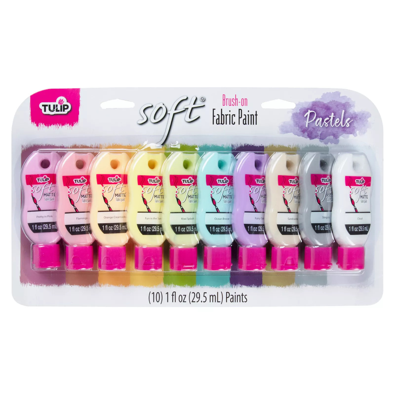 Tulip Soft Pastel Brush-On Fabric Paint, Multi | Kohl's