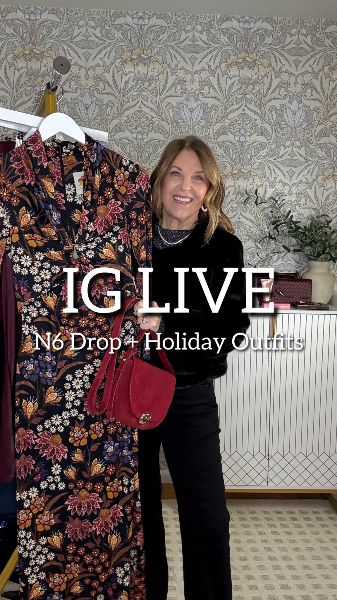 IG Live!

Hi, I’m Sandy, stylist and content creator (former VIP Nordstrom Stylist). I go live every Thursday to share what’s new in my styling office and share styling tips. 

Today I’m sharing the December N6 Drop, and holiday outfits, pajamas, plus a few favorite things-stocking stuffers. 

#LTKHoliday #LTKOver40 #LTKGiftGuide