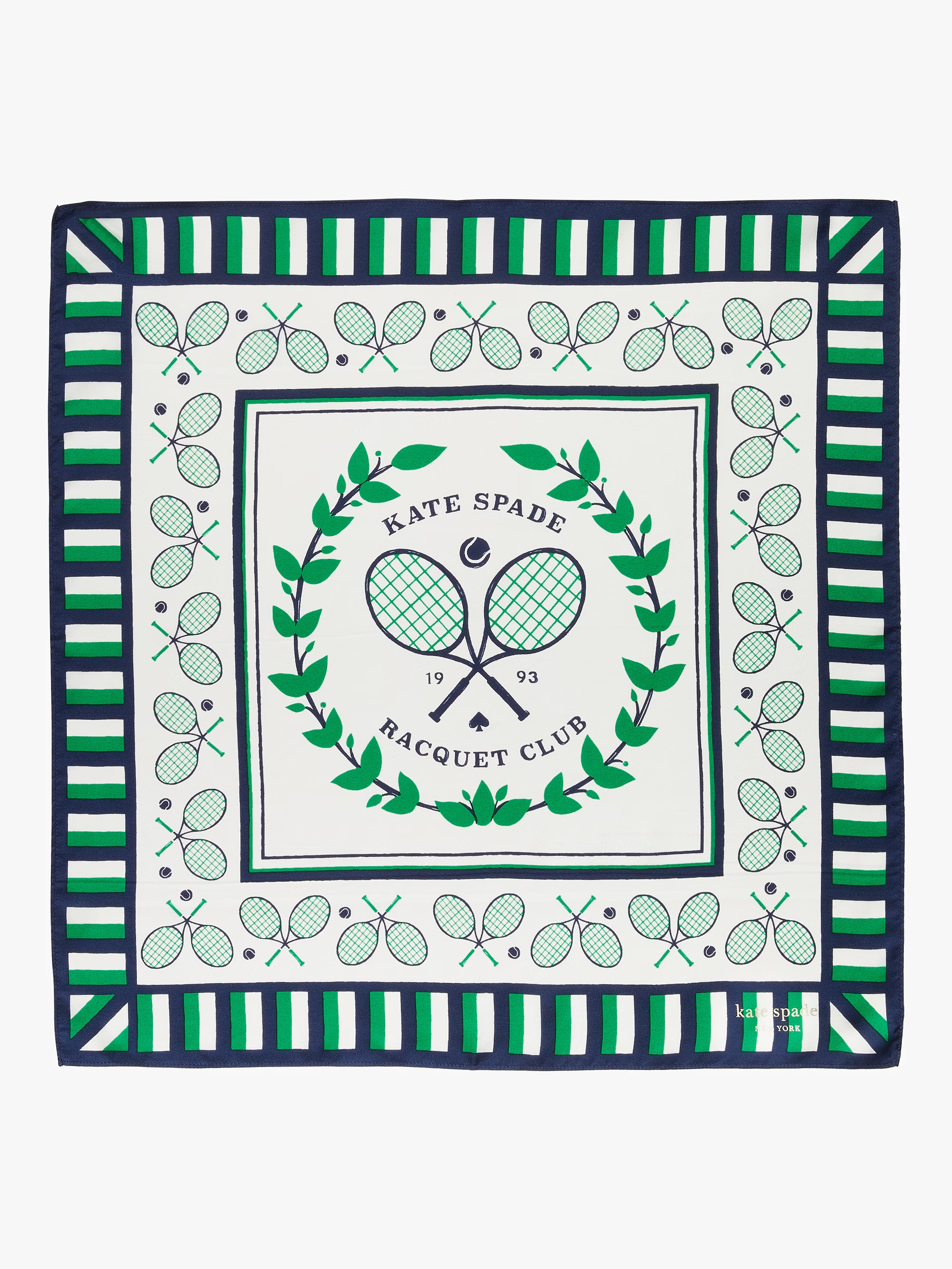 Kate Spade Racquet Club Silk Bandana | Kate Spade (US)