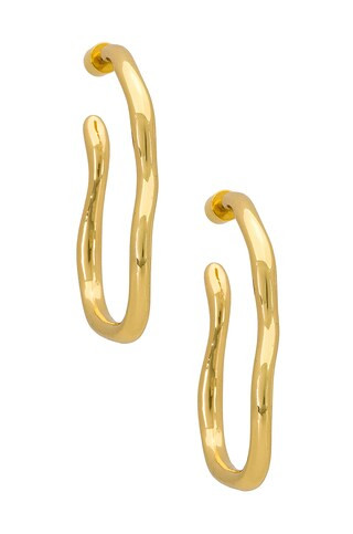 EMMA PILLS Obsession Hoops in Gold from Revolve.com | Revolve Clothing (Global)