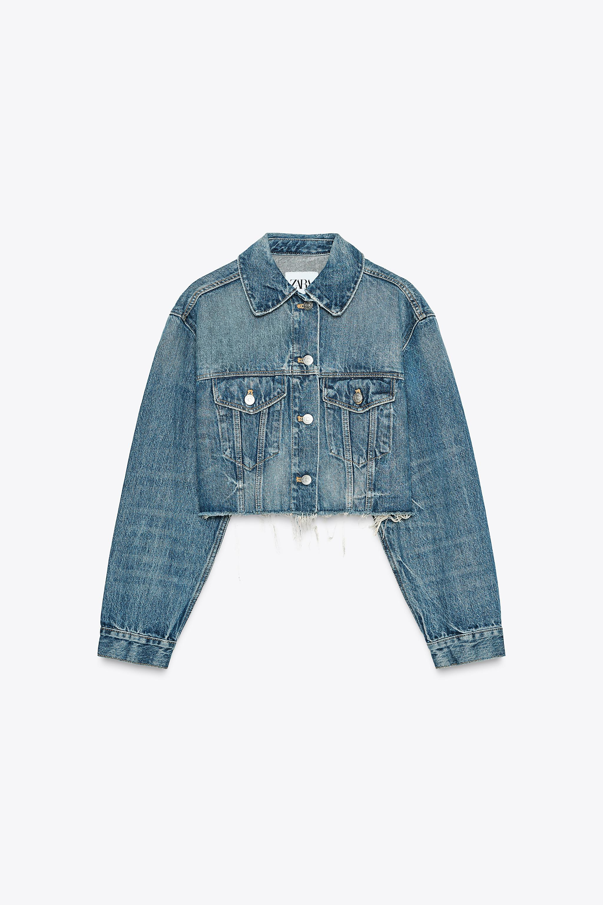 CROPPED DENIM JACKET | Zara US