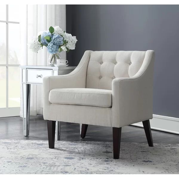 Clopton 26" Wide Tufted Polyester Armchair | Wayfair North America