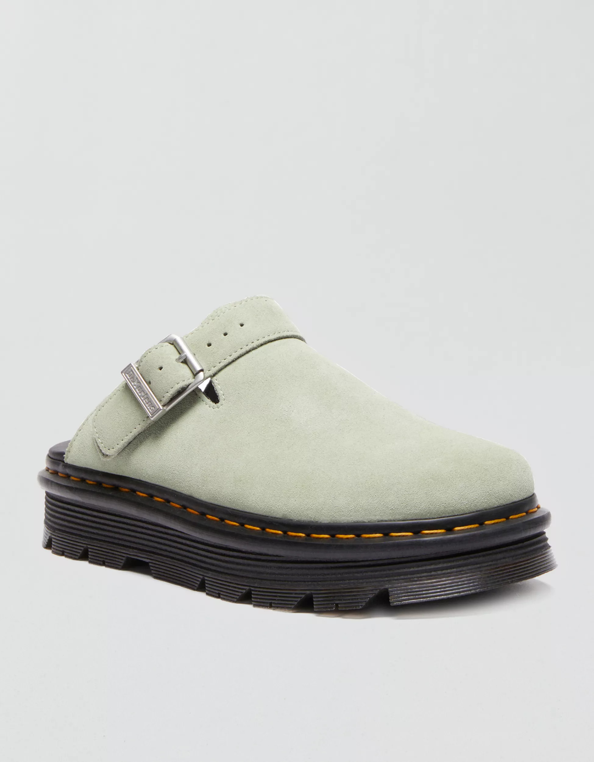 Dr. Martens Zebzag Suede Slingback Mule | American Eagle Outfitters (US & CA)