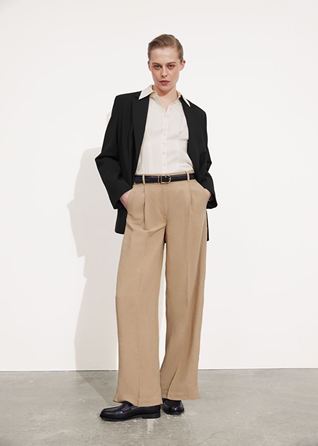 Straight-Leg Pleated Trousers | & Other Stories (EU + UK)