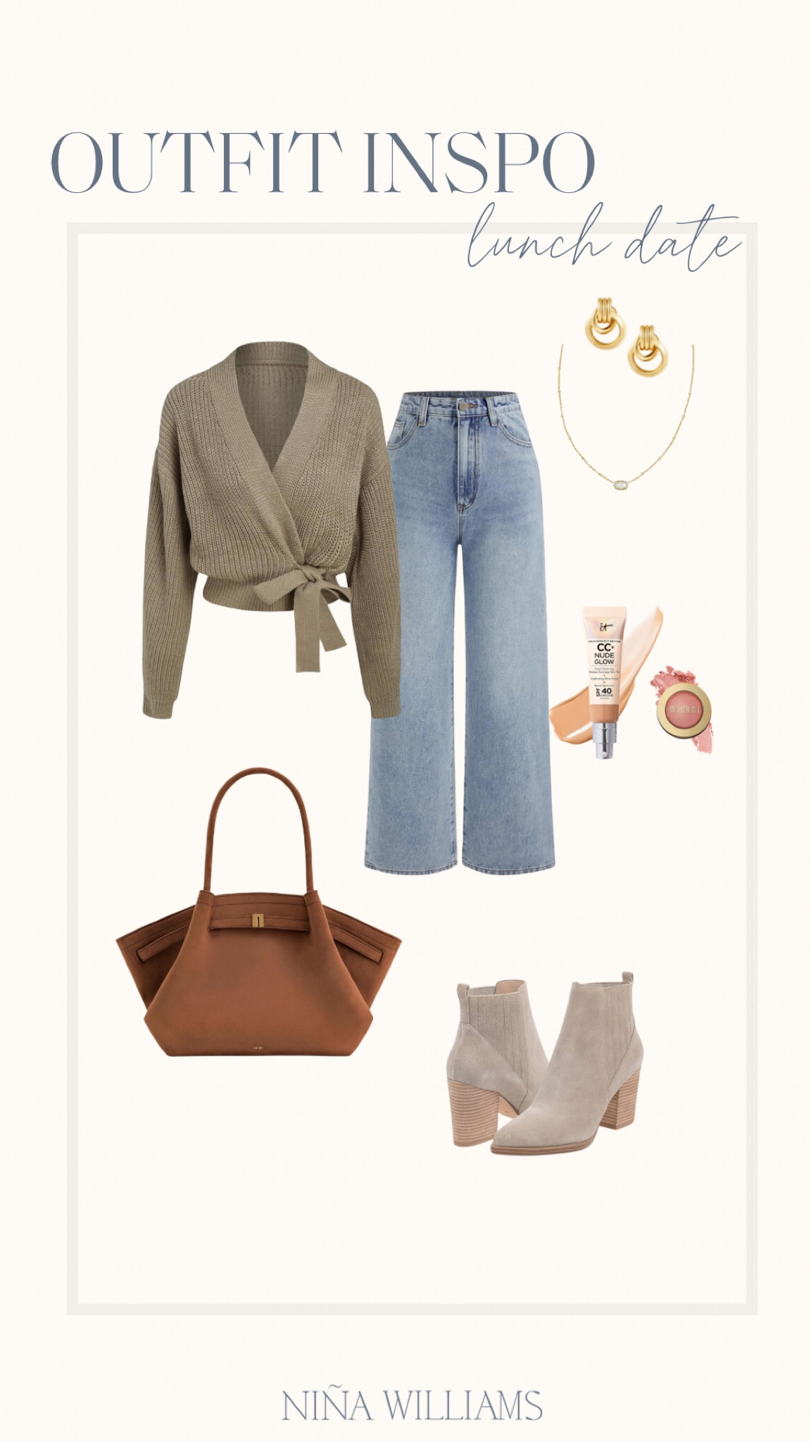 Amazon Fall fashion! Neutral outfit - lunch date outfit - fall purse - fall boots 

#LTKOver40 #LTKStyleTip #LTKFindsUnder100