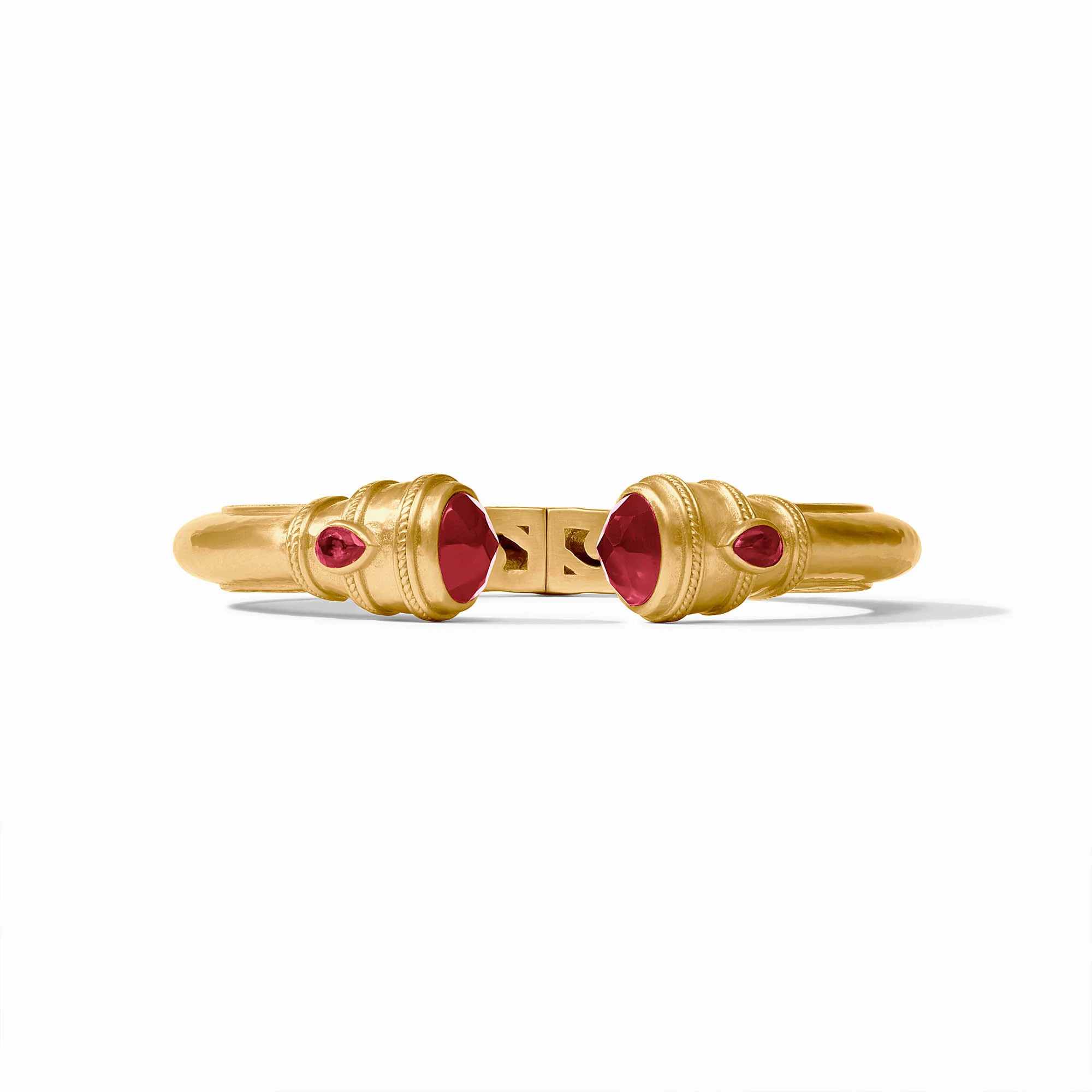 Cannes Demi Cuff - Iridescent Ruby Red / Regular | Julie Vos
