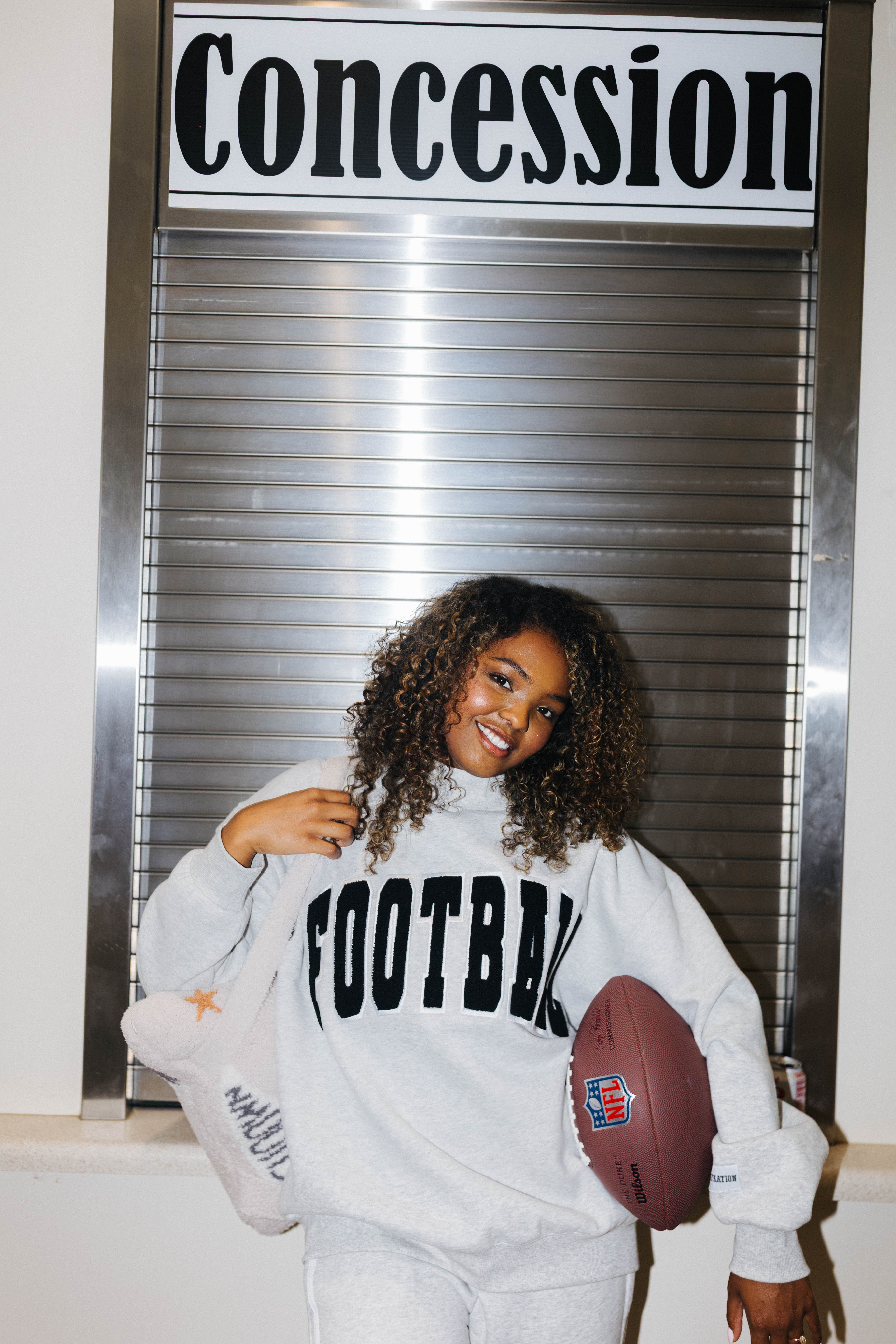 Football Mockneck Sweatshirt | Staykation