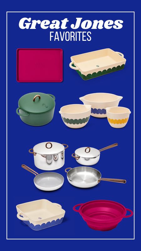 My favorite cookware / bakeware is on sale!!! I’m obsessed with everything from Great Jones 💙

#LTKHoliday #LTKhome #LTKSeasonal