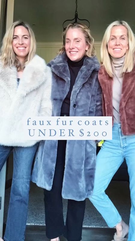 Faux fur coats under $200. We each picked a few fur coats we thought were beautiful- and affordable! For the Gap, size down one. For the Amazon longer coat, size down if you’re in between sizes.




Brown fur coat
Black for coat
Light grey for coat
Long grey fur coat

#LTKSeasonal #LTKHoliday #LTKover40