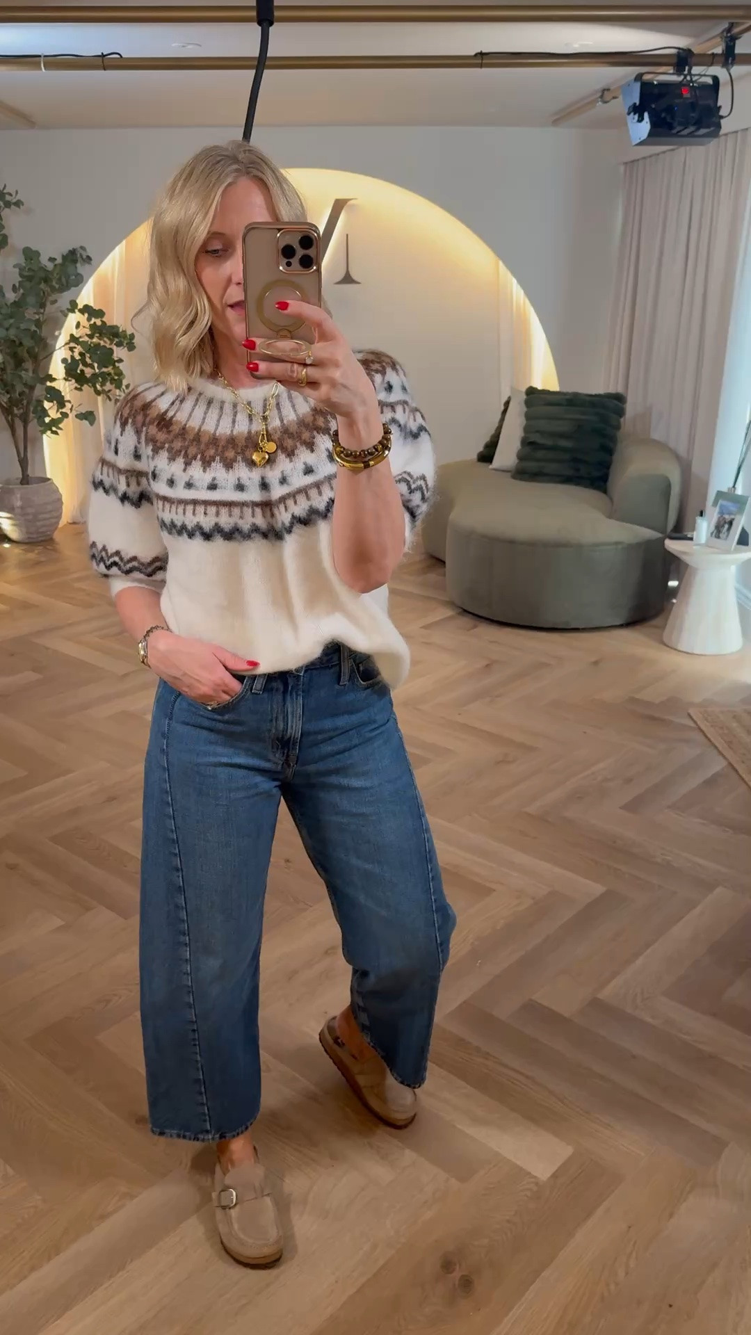 Simple, easy OOTD from myself this morning! 

 #LTKuk #LTKautumn #LTKover50style