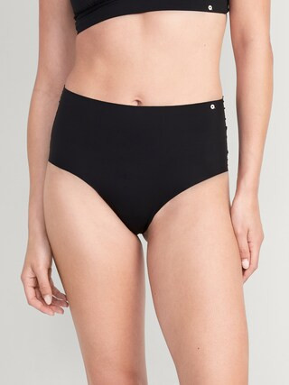 High-Waisted No-Show Bikini Underwear for Women | Old Navy (US)